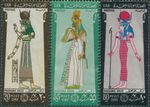 Egypt 1968 SG940-942 Post Day pharaonic dress set MNH