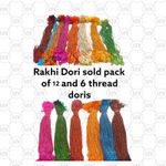 RAKHI THREAD RAKSHA BANDHAN HINDU FESTIVAL DORA/DORI 6 and 12pk MIX RAKHI THREAD