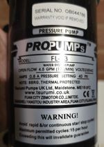 Tsurumi FL-43 Self Priming Water Pump 230V 17L/min 40 PSI + Filter (Tested Only)