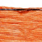 Orange Strong Net Woven Sacks Mesh Bags Logs Kindling Wood Log Vegetables 42x60