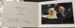 QUEEN ELIZABETH II AND PRINCE PHILIP SIGNED CHRISTMAS CARD 2015