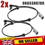 2X FRONT ABS Wheel Speed Sensor for Peugeot 3008 307 5008 RCZ Citroen C4 DS4 DS5