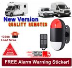 Caravan-Truck-Bus-Van Easy-Fit Wireless Alarm Security Entry Motion Sensor+Flash