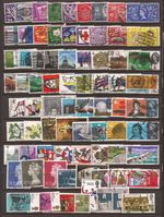 GB Selection of 75 Different Early Elizabeth II Stamps W37
