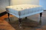 Special offer large footstool Hugo Boss 22  light beige  100cm x 100cm x h 38cm