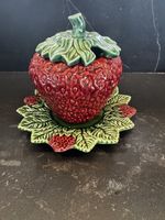 Bordallo Pinheiro 'Morango' Strawberry Tureen With Lid & Plate 