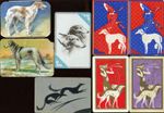 BORZOI RUSSIAN WOLFHOUND Dog Playing Cards Etc - Original & Vintage X 8