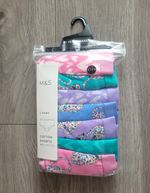 Marks & Spencer Girls Underwear Shorts 7 Pack Cotton Stretch Cat Print 15-16