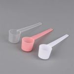 10pcs Plastic Measuring Spoons Set 5g Coffee Protein Powder Scoop Kitchen Tools