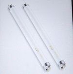 Caldarak 2 Pack FSL BL T8 F10W Fly Killer Replacement Bulbs, 13In UV Lamp Light