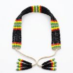Hamar Ethiopian Beaded Bracelet Handmade Rasta Reggae Tribal Seed Bead Cuff 