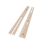 1 Pair headboard struts legs QUALITY HARDWOOD legs drilled & slotted MULTI FIX