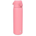 ION8 Leak Proof Slim Thermal Steel Water Bottle, Insulated, Rose Bloom, 500ml (1