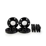 15/20mm Black Wheel Spacers for Mercedes A Class 66.6 5x112 Set