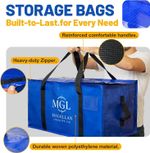 Moving Bags Heavy Duty House X-Large Zip Reusable Strong Storage Bag 68x38x35cm