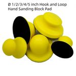 Ø 1/2/3/4/5 inch Hook and Loop Hand Sanding Block Pad Backing Pads for Sandpaper