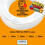 UNDER FLOOR HEATING PERT-AL-PERT PIPE 16mm x 2 mm, 5 LAYER MLCP - 80-500m UFH