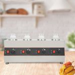 Commercial 4 Bottle Electric Sauce Warmer Hot Chocolate Heating Machine 640W UK