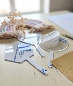 Acrylic Cake Topper Blanks - Laser Cut  Paddle UK