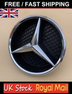 Mercedes Benz Emblem Chrome Grill  Badge GLE GLS GLC W253 W166 13-19 20.5cm🇬🇧