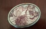 Early–Mid 20th Century Butterfly Decorative Compact Mirror Collectable
