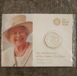 2016 ROYAL MINT £20 SILVER COIN (SEALED) QUEEN ELIZABETH II 90th BIRTHDAY