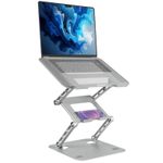 Foldable Laptop Stand Ergonomic Design Height & Angle Adjustable Laptop Holder