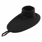 Tube Waist Spray Skirt Single Size Black Kayak Spray Skirt Stitched for Kayaking