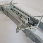 Canal Double Lock kit (wider) Model Railway Miniature Scenery 1.76 OO Gauge