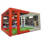 Inflatable Drone Obstacle Arena For Activity OrExhibition Event Soccer Ball Game
