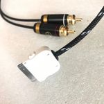 HI-FI GRADE LINE OUT DOCK TO RCA CABLE FOR IPHONE IPOD IPAD NEW