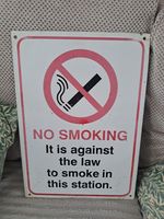 Rare Original Old British Rail Enamel Sign 16.5" By 12"