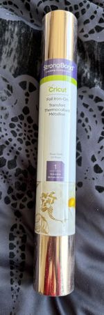 Cricut foil Iron-On heat transfer vinyl brand new metallic rose gold