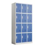 12 Door Steel Locker 1850mm H x 900mm W x 400mm D