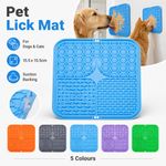 Pet Lick Mat Anti-Anxiety Treat Mat Feeder Puppies cats Wall Suction Dog Plate