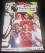 Topps Premier League 2026 Sticker Book Completed Album