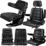 5 Types Waterproof Universal Seat Adjustable Tractor Forklift Dumper Seat Black
