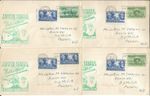 4x US Airmail Service via Helicopter First Flight AM 96 Chicago SEP 1949 ; 62498
