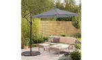 3m Overhanging Garden Parasol - Grey