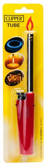 2 X Clipper Tube Long Refillable Lighter For Oven BBQ Cookers RANDOM COLOUR