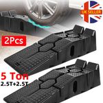 1 Pair Heavy Duty 5Ton 2.5+2.5Ton Car Rift Ramps Lift Workshop Plastic 33cm Wide
