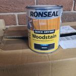 Ronseal Ebony Quick Drying Satin Woodstain 