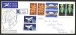 South Africa 1966 FDC 5th Anniversary of the Republic - Reg. JHB To Scotland 