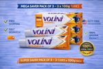 Volini Pain Relief Gel 100g x3 Muscle Joint Neck Back Ache Support EXP -2027