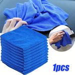 10Pcs Microfiber Towels Car Wash Drying Cloth Towel Household Cleaning Cloths Au