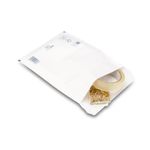 WHITE BUBBLE PADDED ENVELOPES MAILERS BAGS Size 4 180x265mm White (100 Pack)