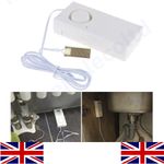 Leakage Alarm Detector Water Leak Sensor Bath Tub Sink Overflow Detector 120dB