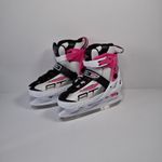 Kounga Senhai Ice Skates Junior Size S (33-36) White Pink Excellent Condition.