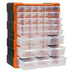 39/60Pcs Storage Bins Organiser Garage Containers Workshop Box Premium Quality