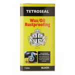 Tetroseal Waxoil (WAXOYL) Car Rustproof [5LTR] [BLACK] - NEW